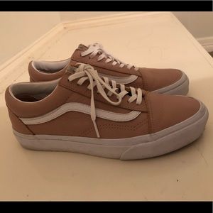 Nude Leather Vans